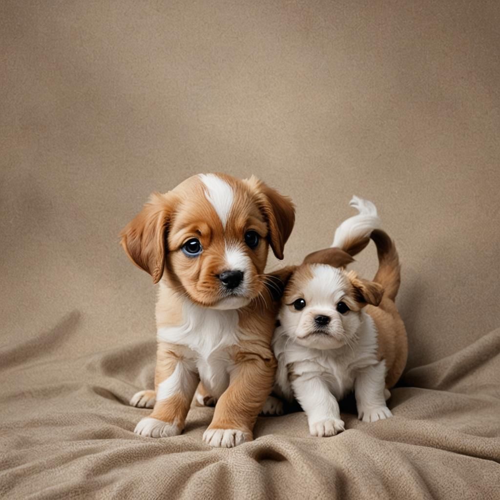 Photo-Realistic Image of a Super Cute Puppy