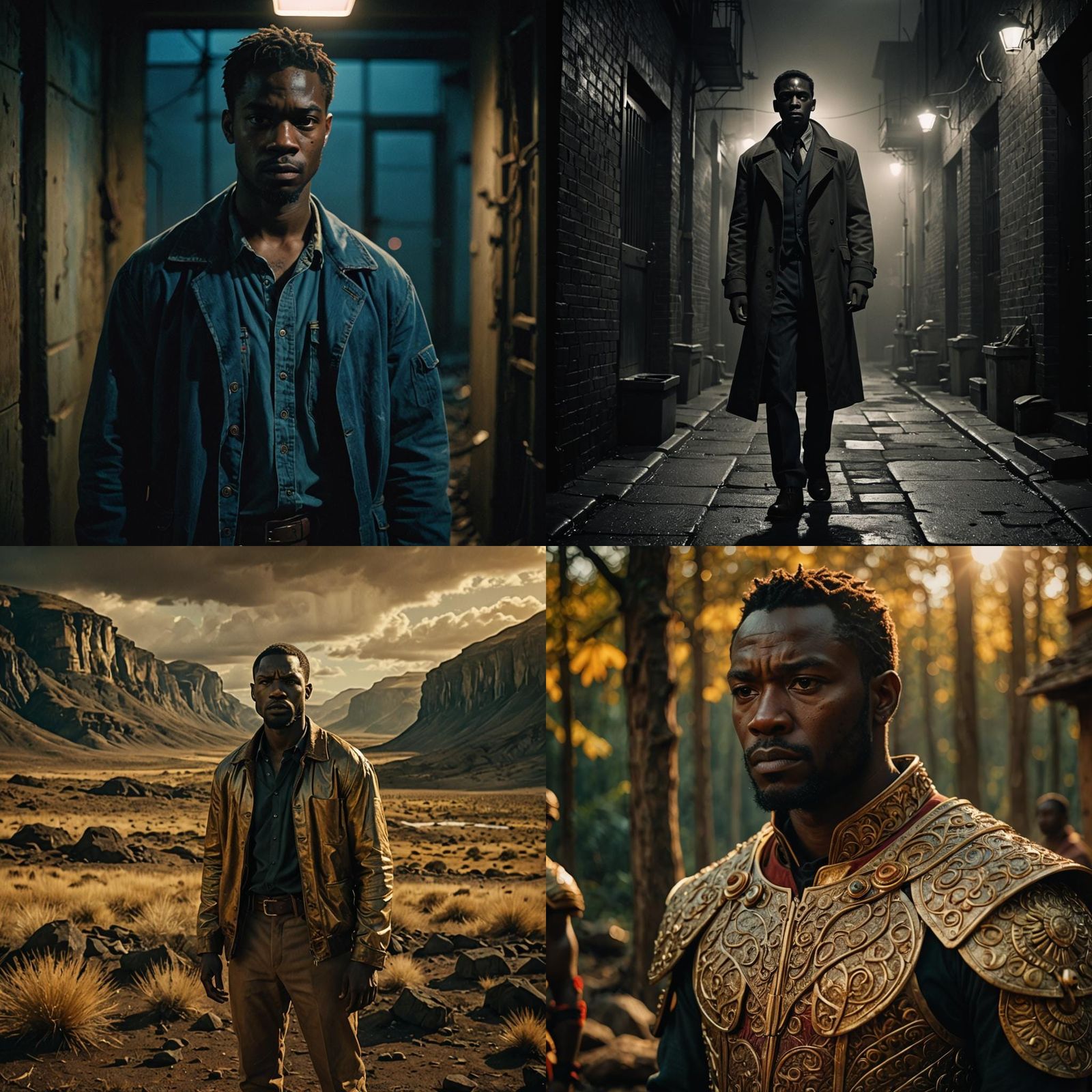 Danso Gordon as Eldon: Cinematic Film Still