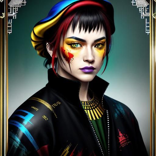 Cinematic Portrait with Realistic Skin and Vibrant Colors