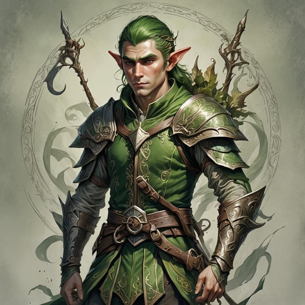 Mystical Elf Embodiment of Chaos and Pride