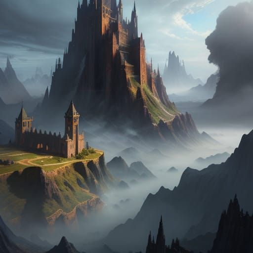 Ethereal Dreamscape in Vibrant Hues