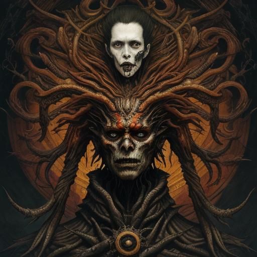 Surreal Multi-Limbed Monster in Morima Style