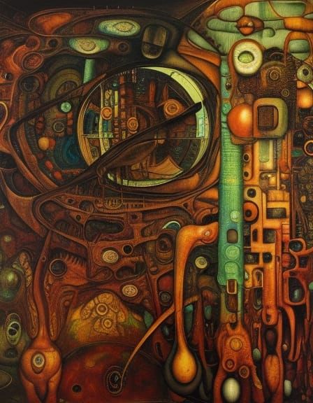 Surreal Asylum: A Psychedelic Steampunk Dreamscape