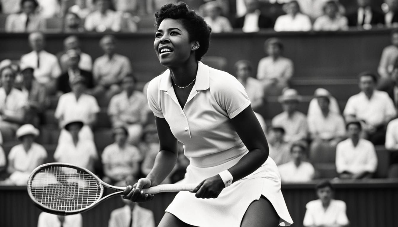 07 06 1957 With her defeat of Darlene Hard, American Althea ...