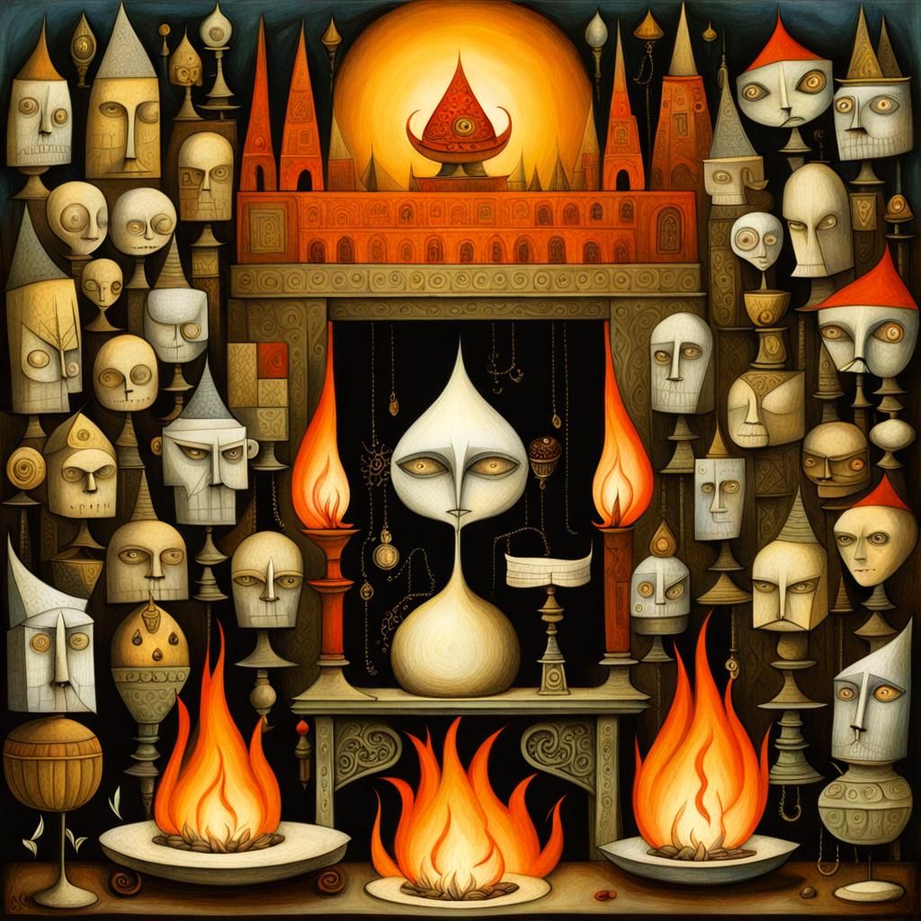 Surreal Bonfire of Vanities and Hypocrisy