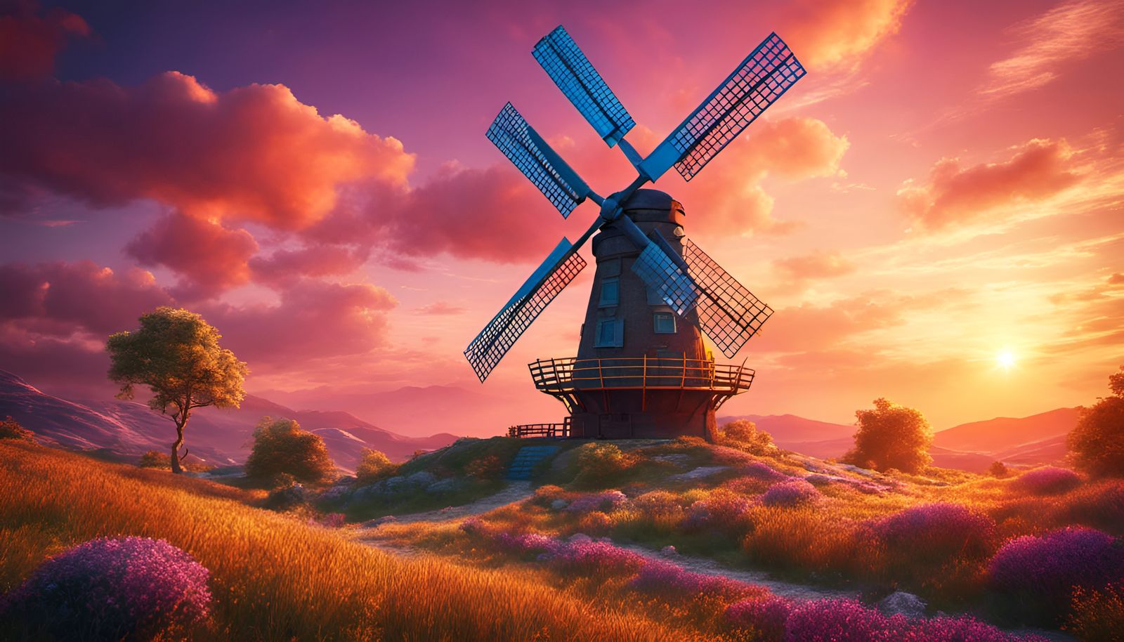 㐅 PentaPower Mill 🌬㐅