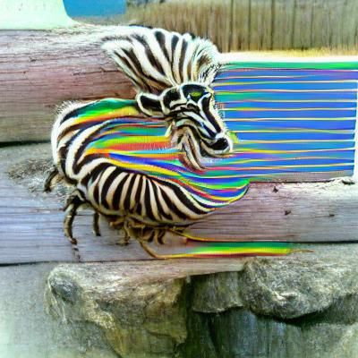 Rainbow Zebra: A Colorful Twist on Nature