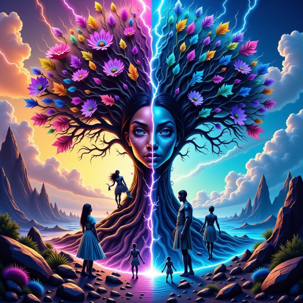 Neon Dreams and Dark Fantasy Collide