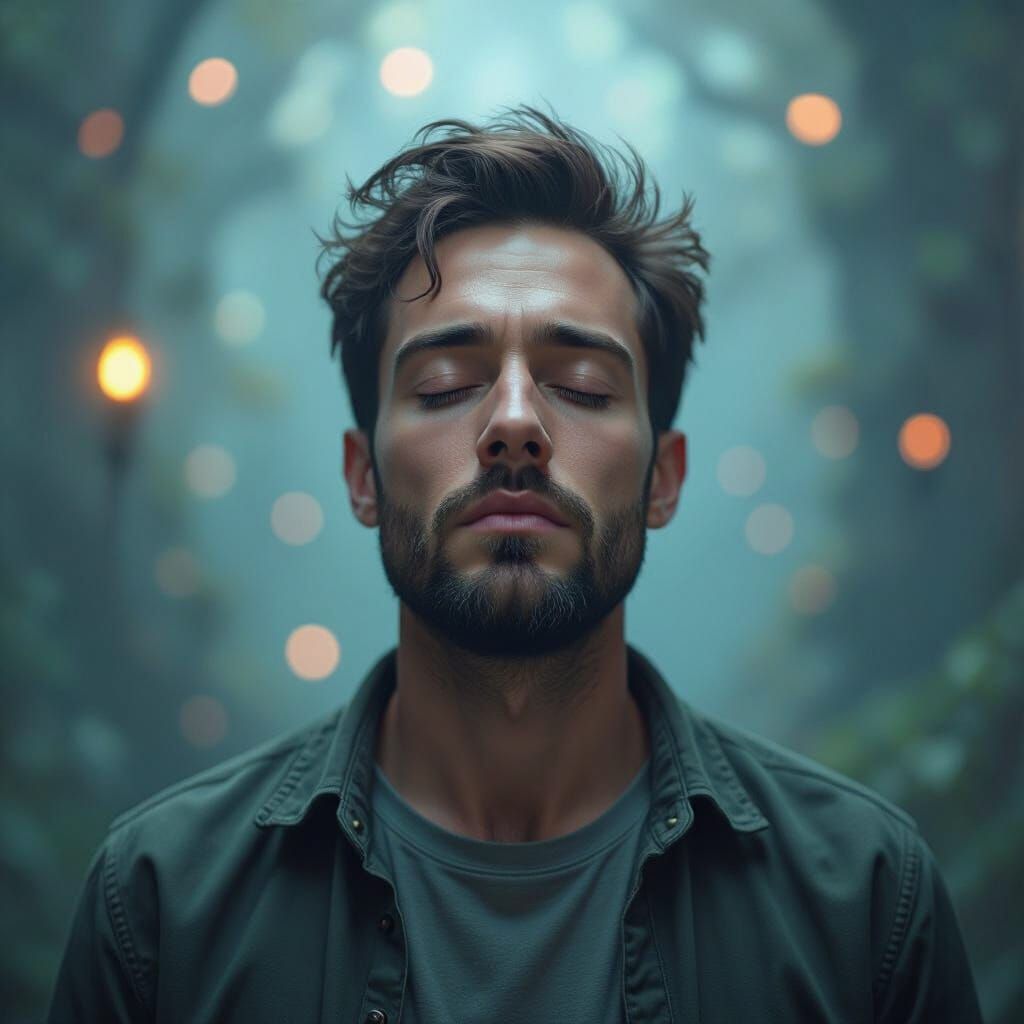 Hypnotic Trance: A Surreal Digital Portrait