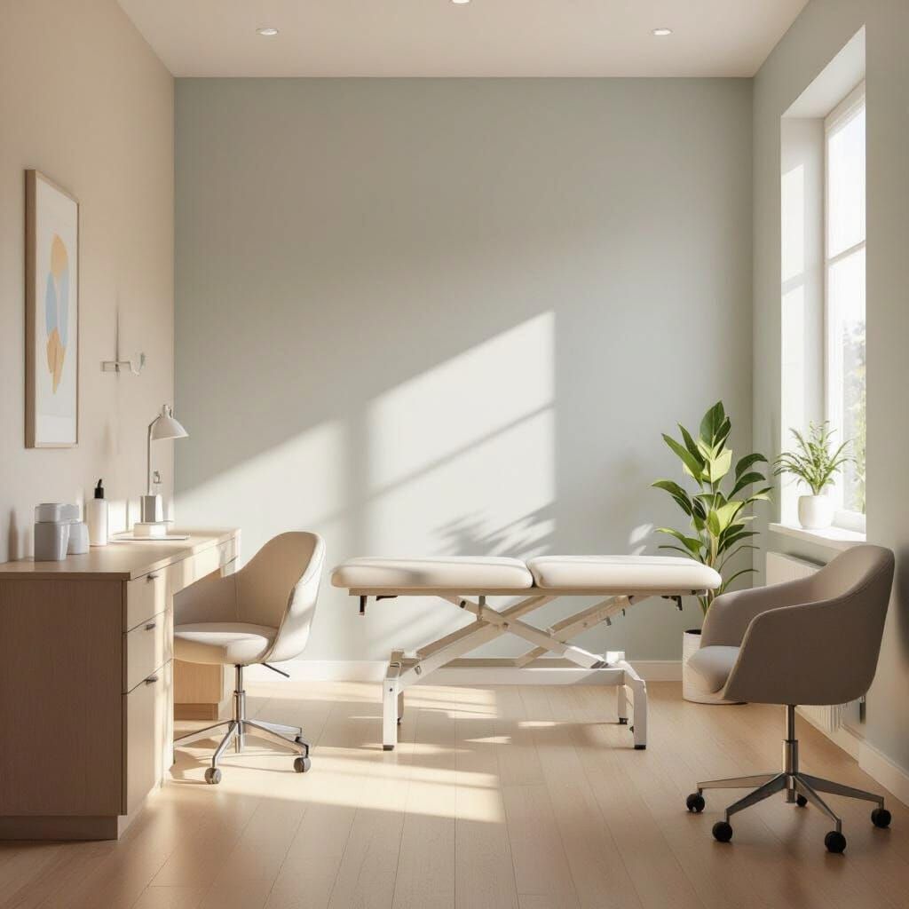 Modern Physiotherapy Room with Natural Light