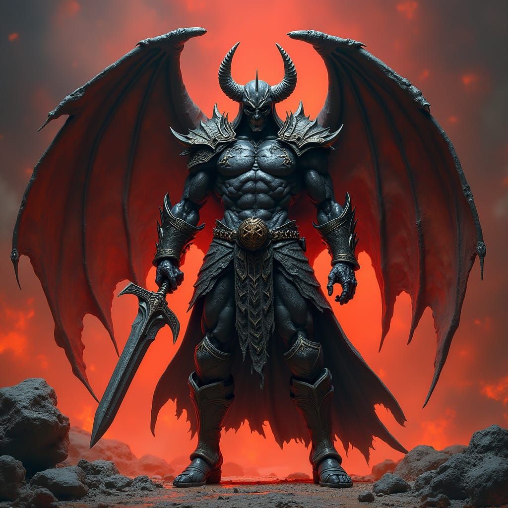 Dark Fantasy Demon Warrior Collector's Edition Action Figure