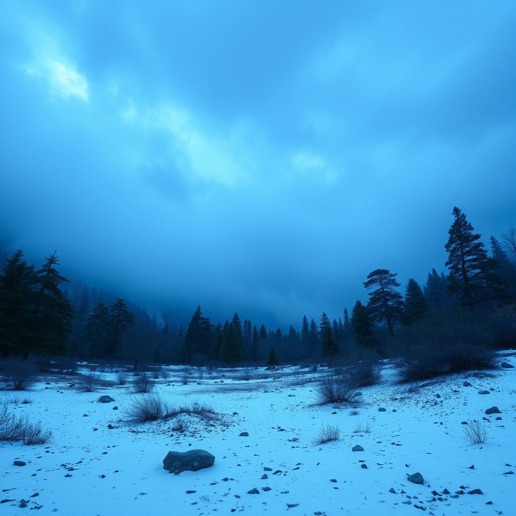 Raven Ablaze in Blue Fire