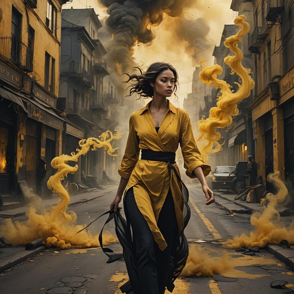 Smoky Street: Fantasy Art of Transformation