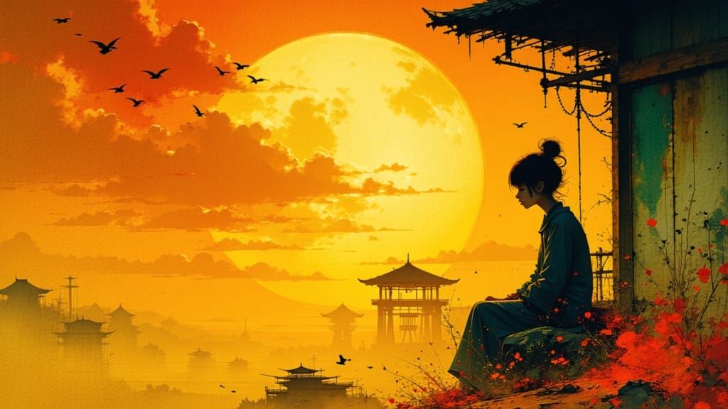 Kids Spitting Off Edge of World in Sunlit Chaos