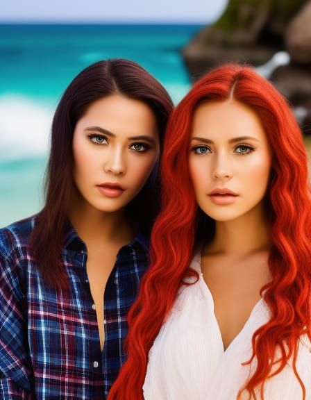 Ginger and Mary Ann on Gilligan's Isle