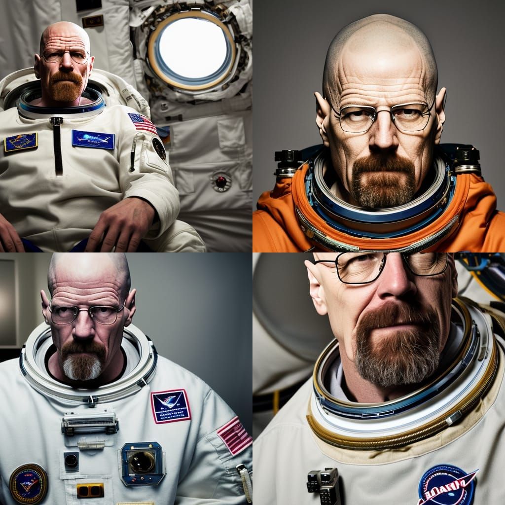 Hank Schrader as Astronaut: Professional Photography