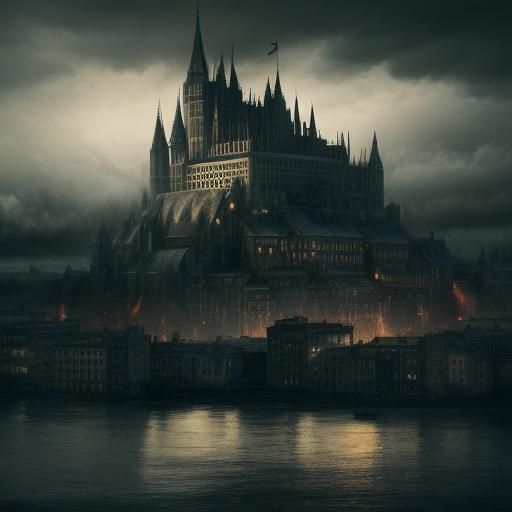 Laughing Through Societal Collapse: Hyperrealistic Image