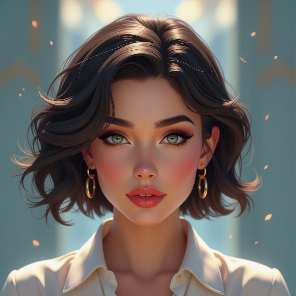 Hyperdetailed Portrait in Dynamic Lighting