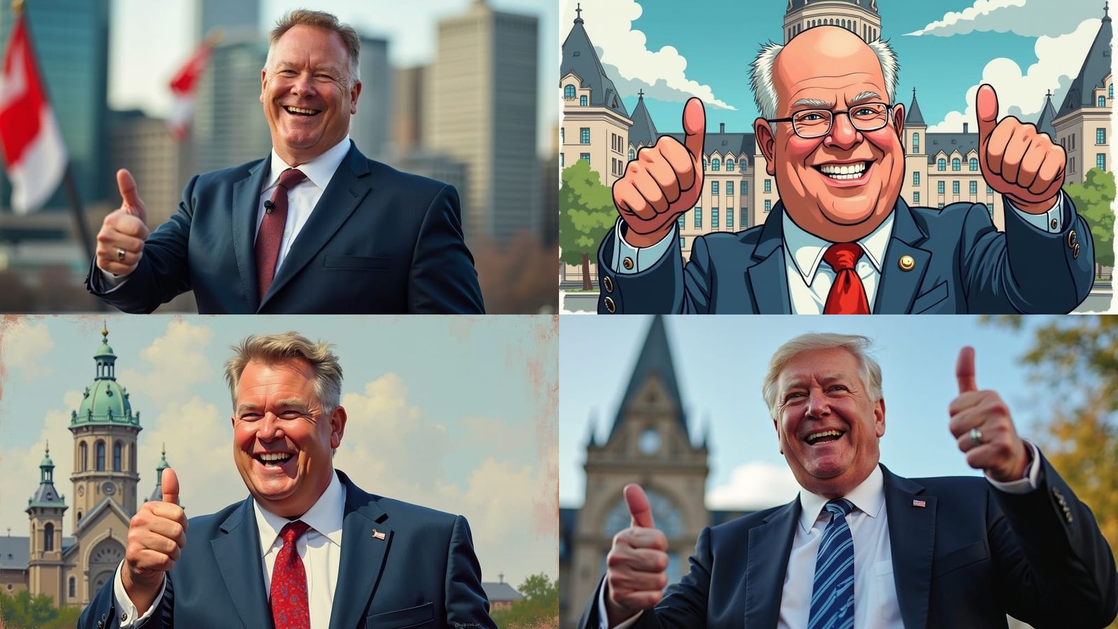 Premiere Doug Ford Gives a Thumbs Up