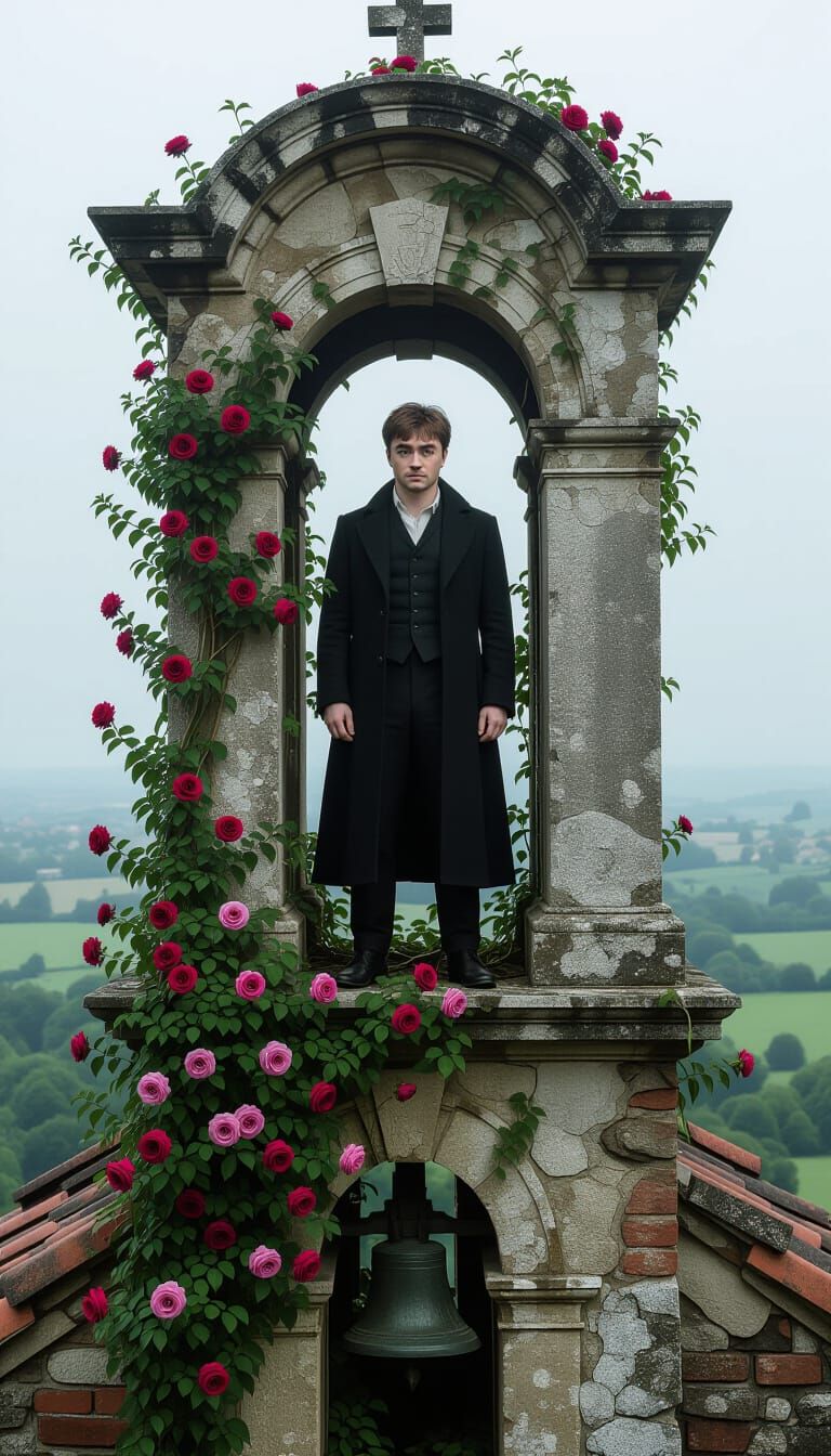 Daniel Radcliffe in Bell Tower: Cinematic Film Still
