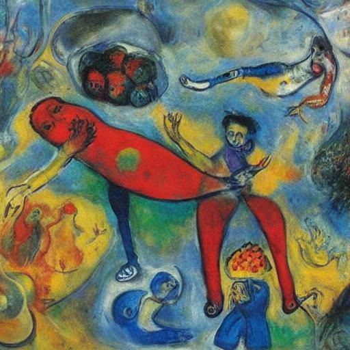 Amoeba's Sunny Day: A Naive Art Adventure