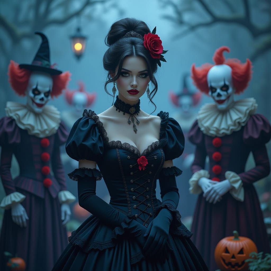 Halloween Fantasy with Elegant Wendy, in 8K