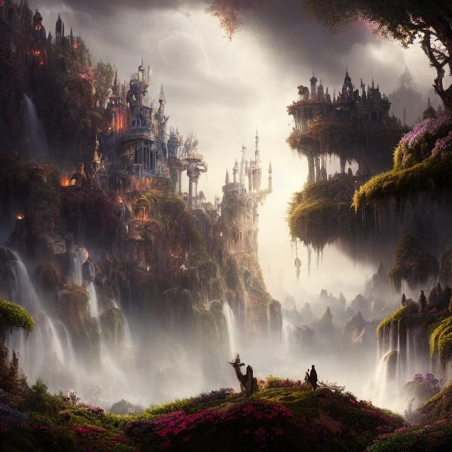 Wonderland: An Epic Digital Matte Painting