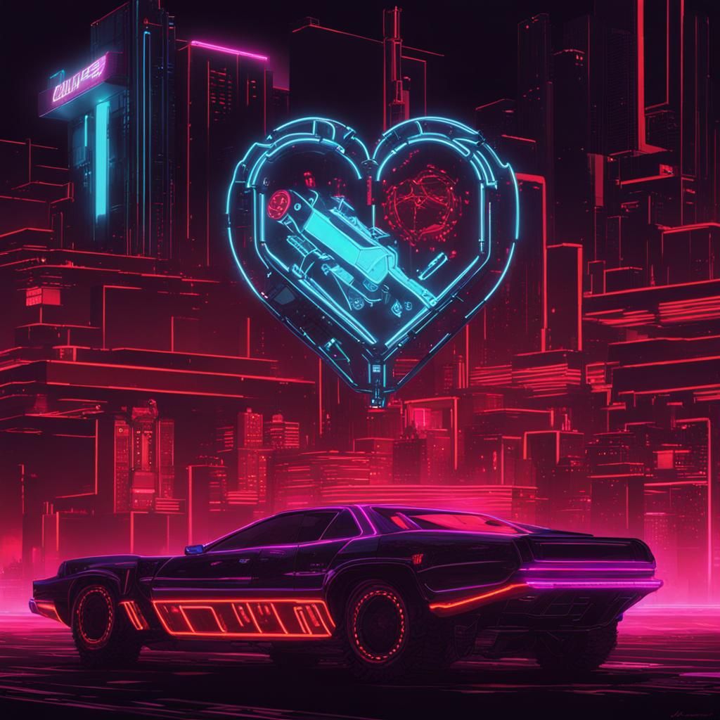 Scientist Builds Electronic Heart in Cyberpunk Lab