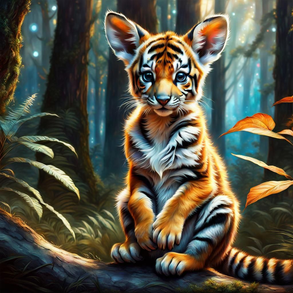 Enchanted Forest Tigaroo: A Fantasy Masterpiece