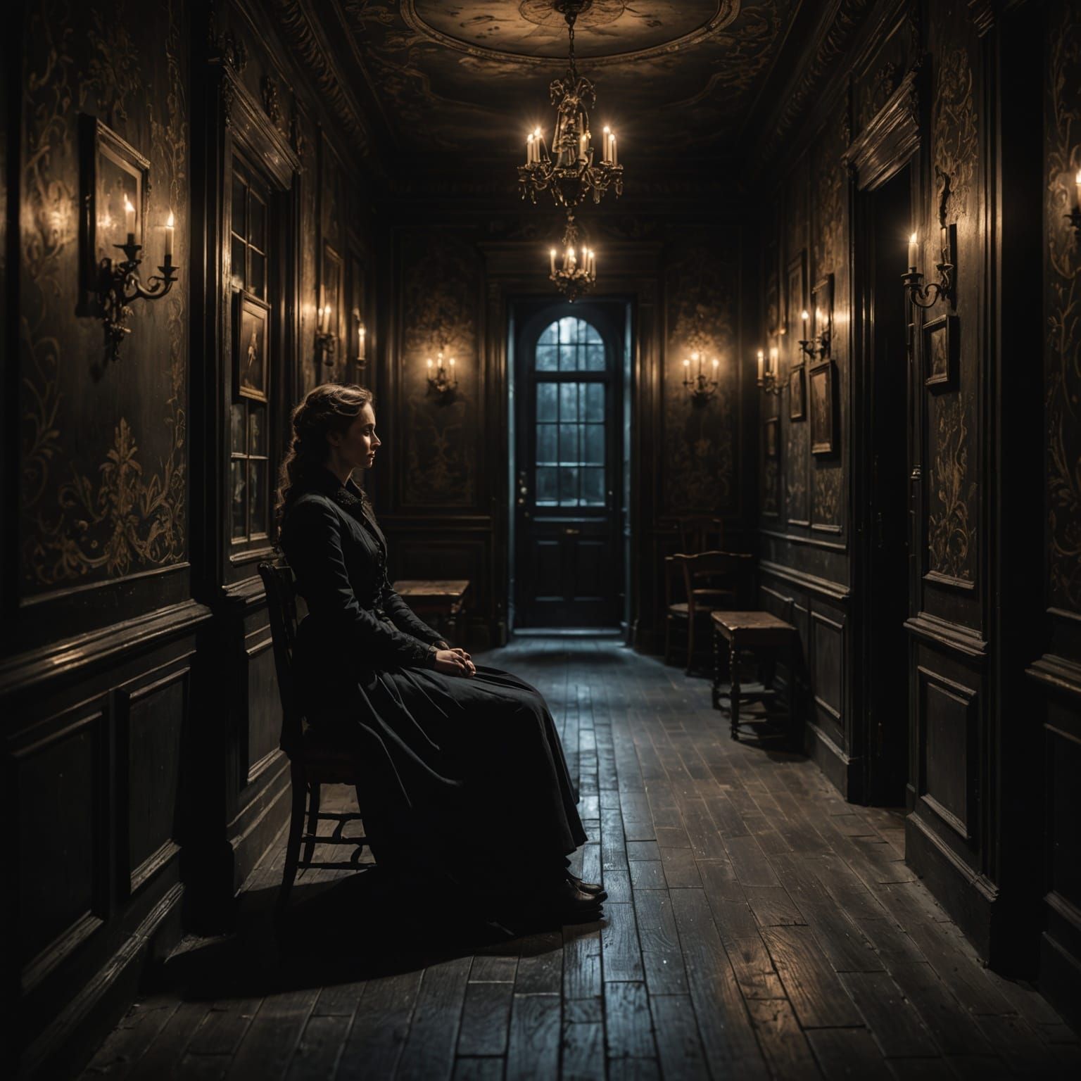 Darkness Dweller in Hyperrealistic HDR