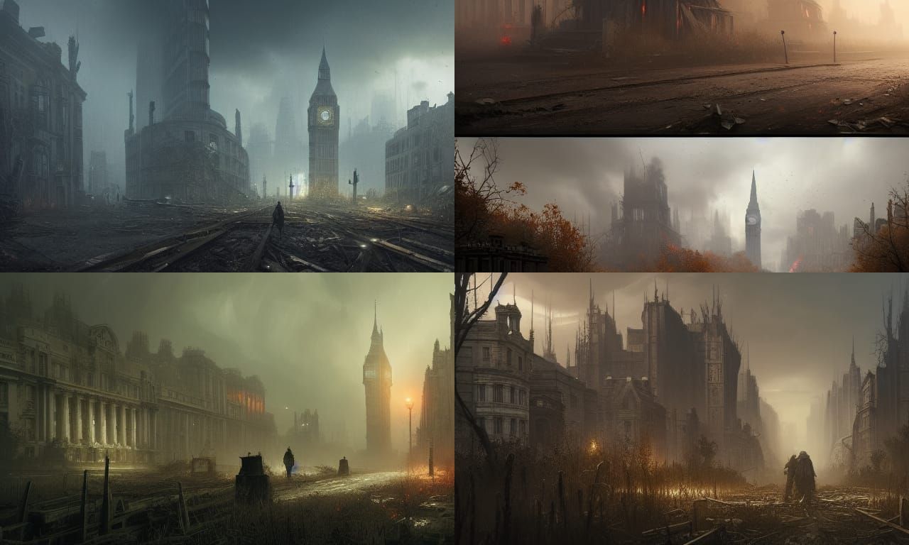 Post-Apocalyptic London: Overgrown and Abandoned