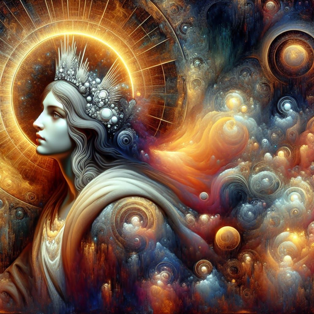 Divine Renaissance Character in a Fantasy World