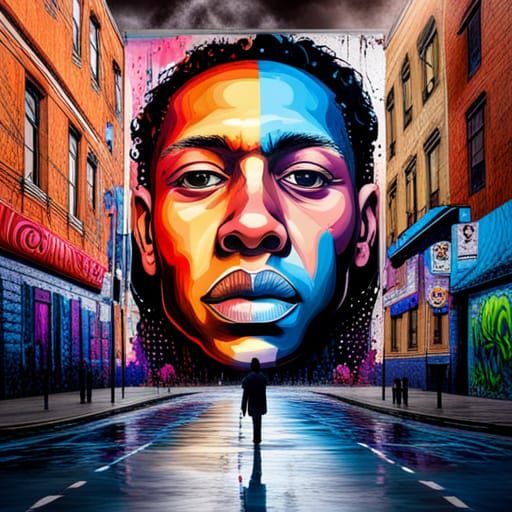 Graffiti Art Celebrating Diversity and Inclusion