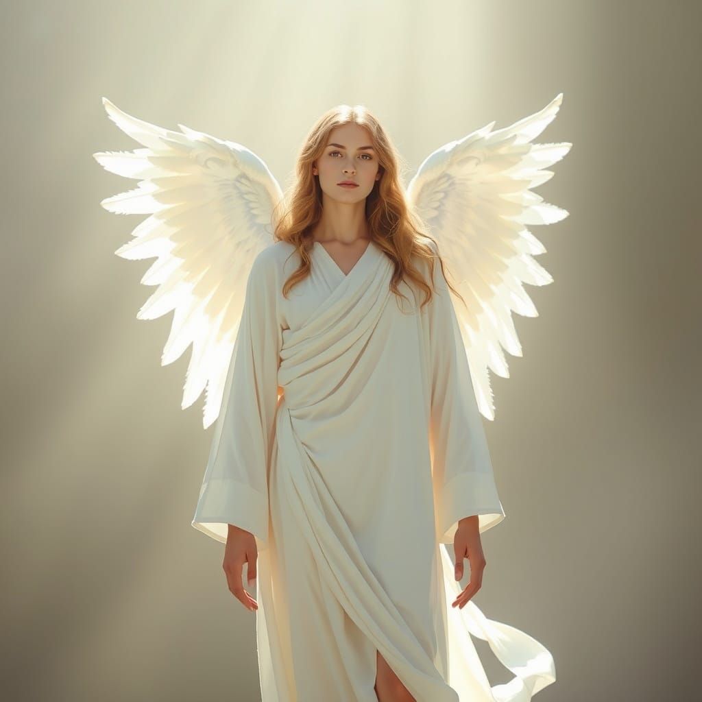 Ethereal Angel in Soft Light