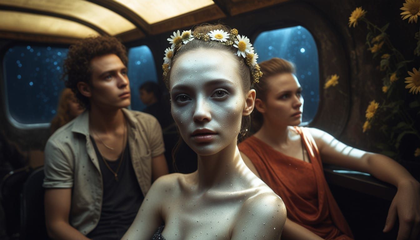 Overdressed in current company...