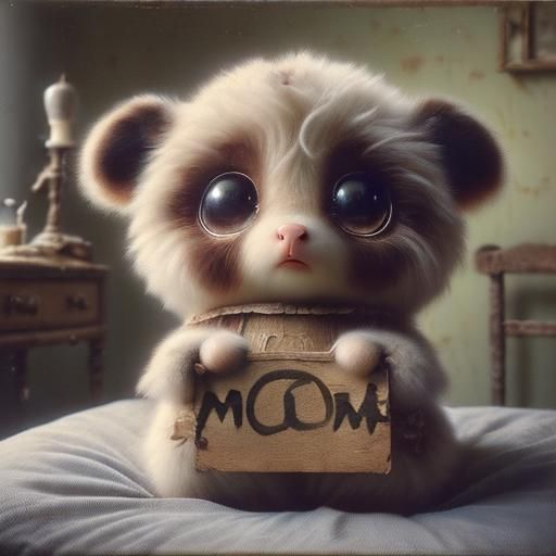 Antique Steiff Teddy Bear in 1900s Photograph Style