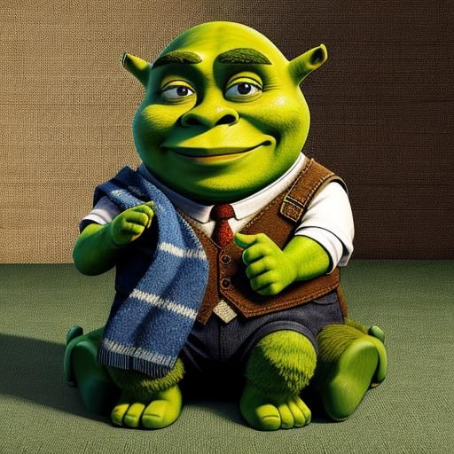 Sock Puppet Shrek: A Humorous Interpretation