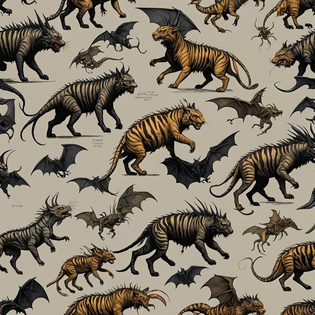 Alien Exoplanet Lifeforms: Speculative Zoology Illustration