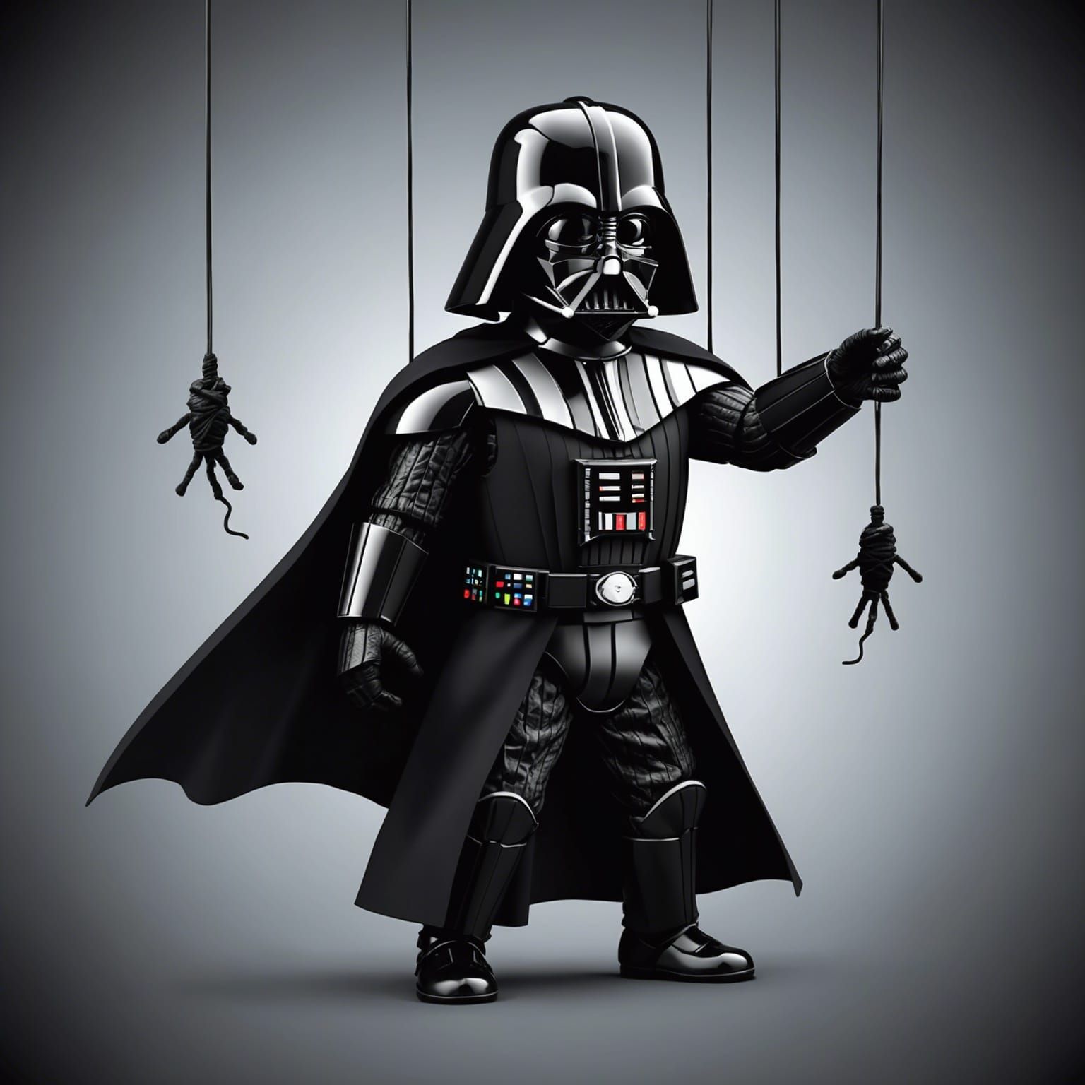 Darth Vader as a string puppet
