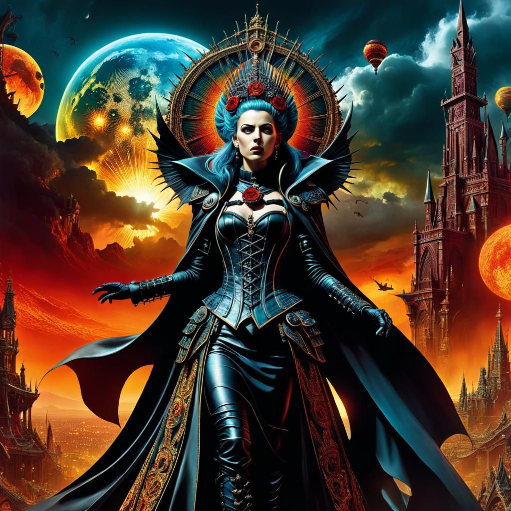 Surreal Apostrophe Catastrophe in Mixed Media Style