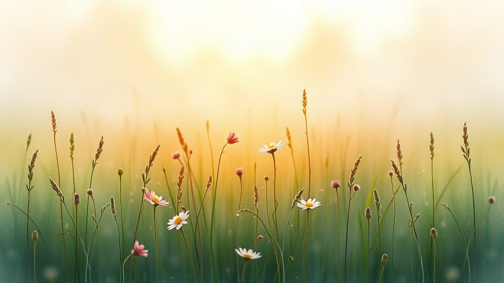 Ethereal Dawn in a Traditional Academic Art Style