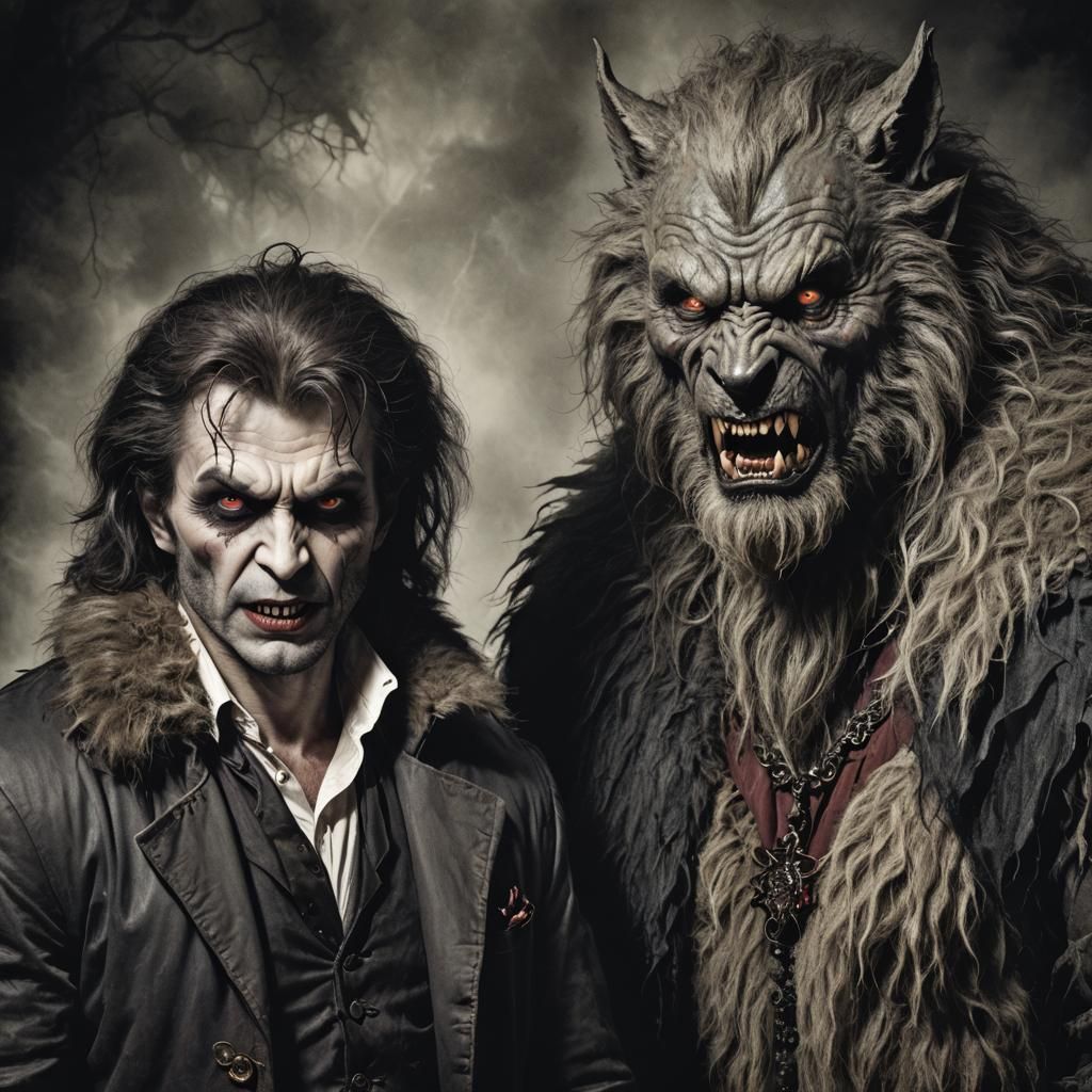 Vampire and Werewolf: A Horror Story
