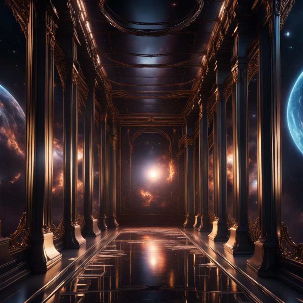 Gleaming Mirrors Reflecting Distant Galaxies