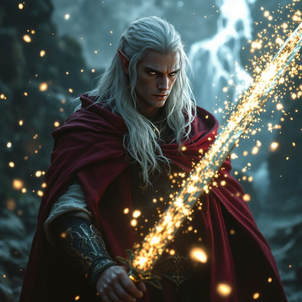 Ethereal Lord Oberyn Stands by the River of Stars in Regal S...