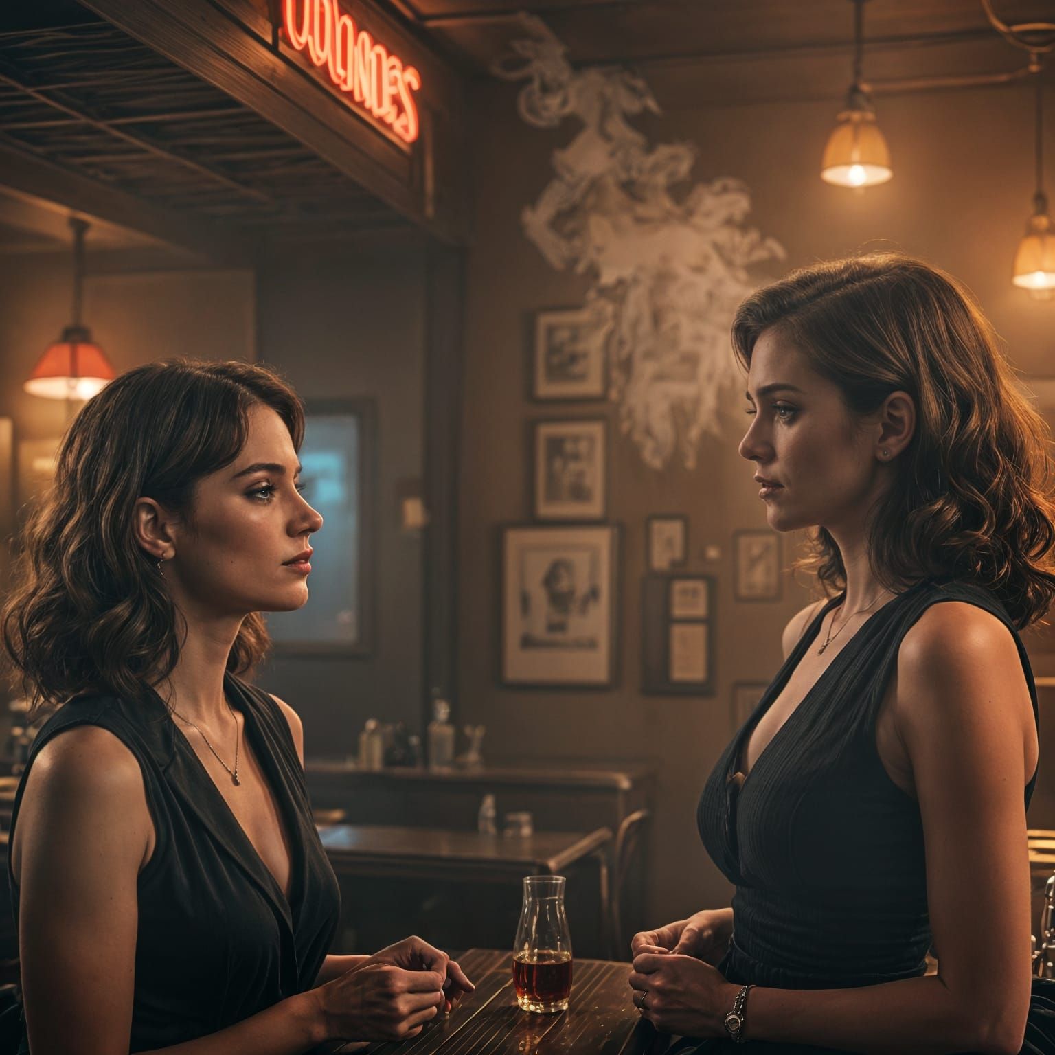 Fiery Portrait Inspired by Jolene