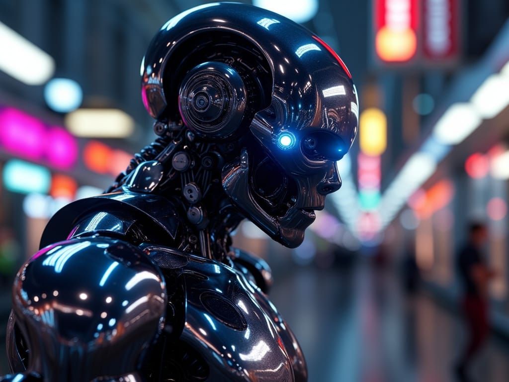 Robot Michael Jackson at High School Prom