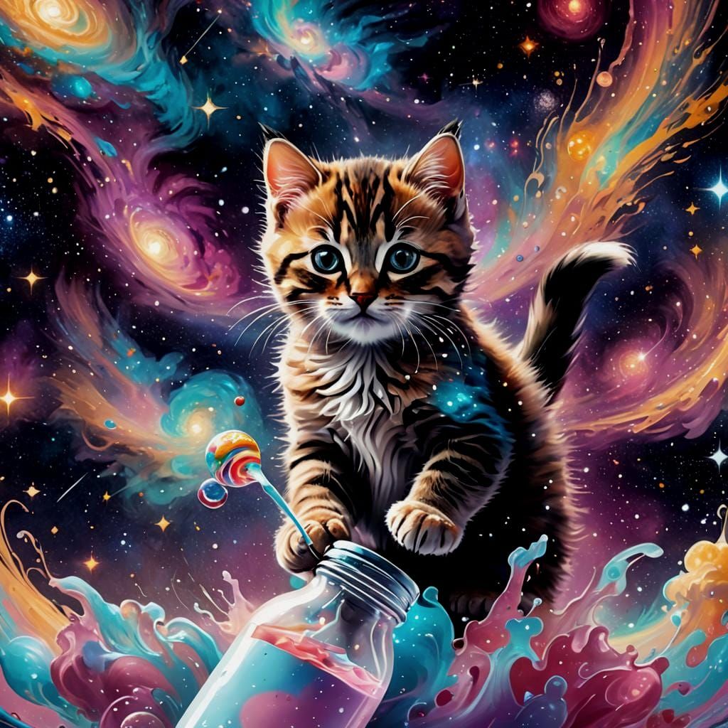 Galaxy kitten