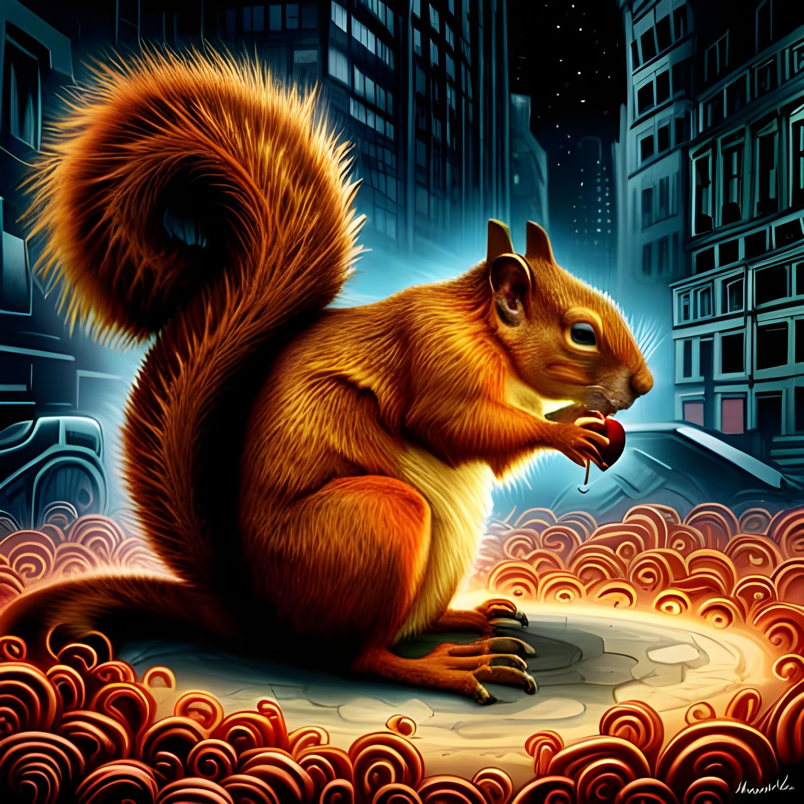 Nothing fancy just a squirrel.