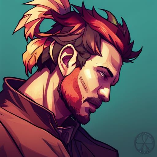 Fox-Eared Men: Hyperdetailed Digital Art Portrait