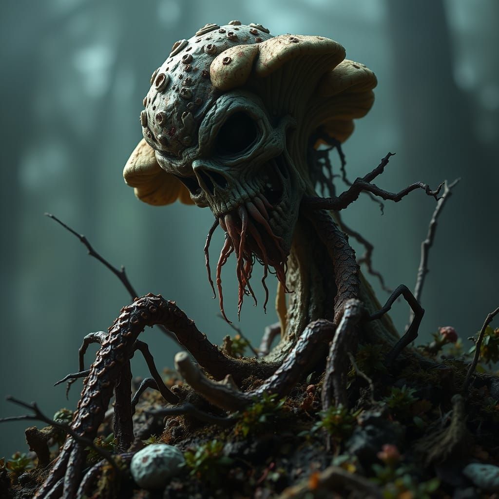 Cordyceps Infected Zombie Fungus Nightmare